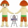 Cartoon Mushroom Mascot Costume