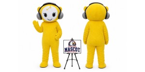 Cartoon Music Mascot Costume Cartoon Music Mascot Costume