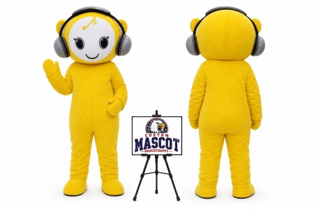 Cartoon Music Mascot Costume