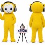 Cartoon Music Mascot Costume