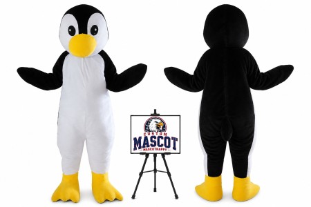 Cartoon Penguin Mascot Costume