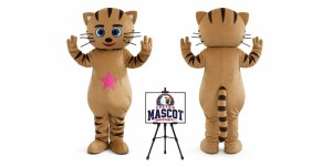 Cartoon Plush Cat Mascot Costume Cartoon Plush Cat Mascot Costume