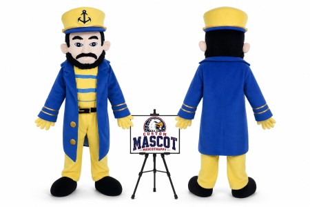 Cartoon Popeye Captain Mascot Costume
