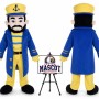 Cartoon Popeye Captain Mascot Costume