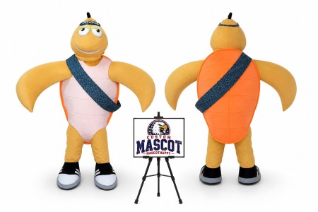 Cartoon Sea Turtle Mascot Costume
