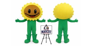 Cartoon Sunflower Mascot Costume Cartoon Sunflower Mascot Costume