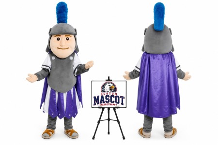 Cartoon Western Warrior Mascot Costume