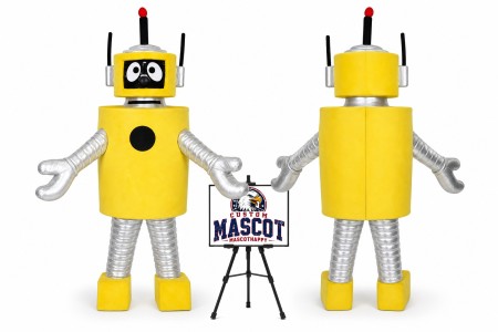Cartoon Robot Mascot Costume