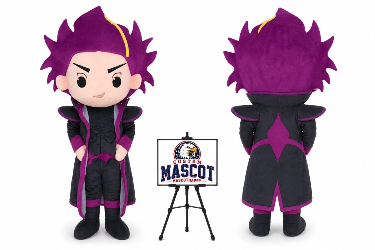 Cloak Redhead Boy Mascot Costume Cloak Redhead Boy Mascot Costume