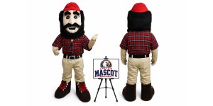 Lumberjack Boss Mascot Costume Lumberjack Boss Mascot Costume
