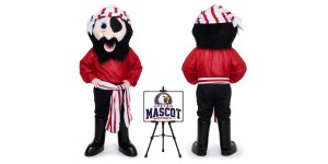 One-Eyed Pirate Mascot Costume for Parties One-Eyed Pirate Mascot Costume for Parties