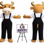 Bull Animal Mascot Costume