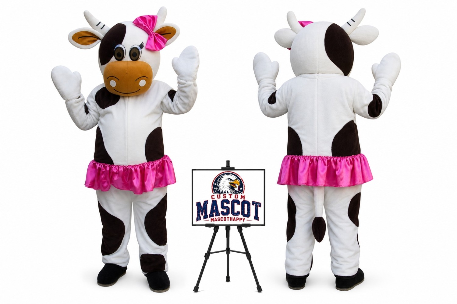 Cow Mascot Costume Cow Mascot Costume