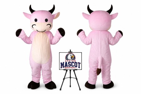 Cow Cartoon Mascot Costume