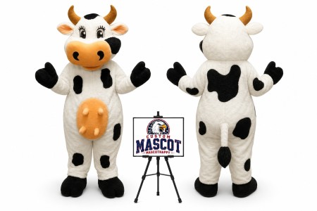 Cow Farm Dairy Mascot Costume