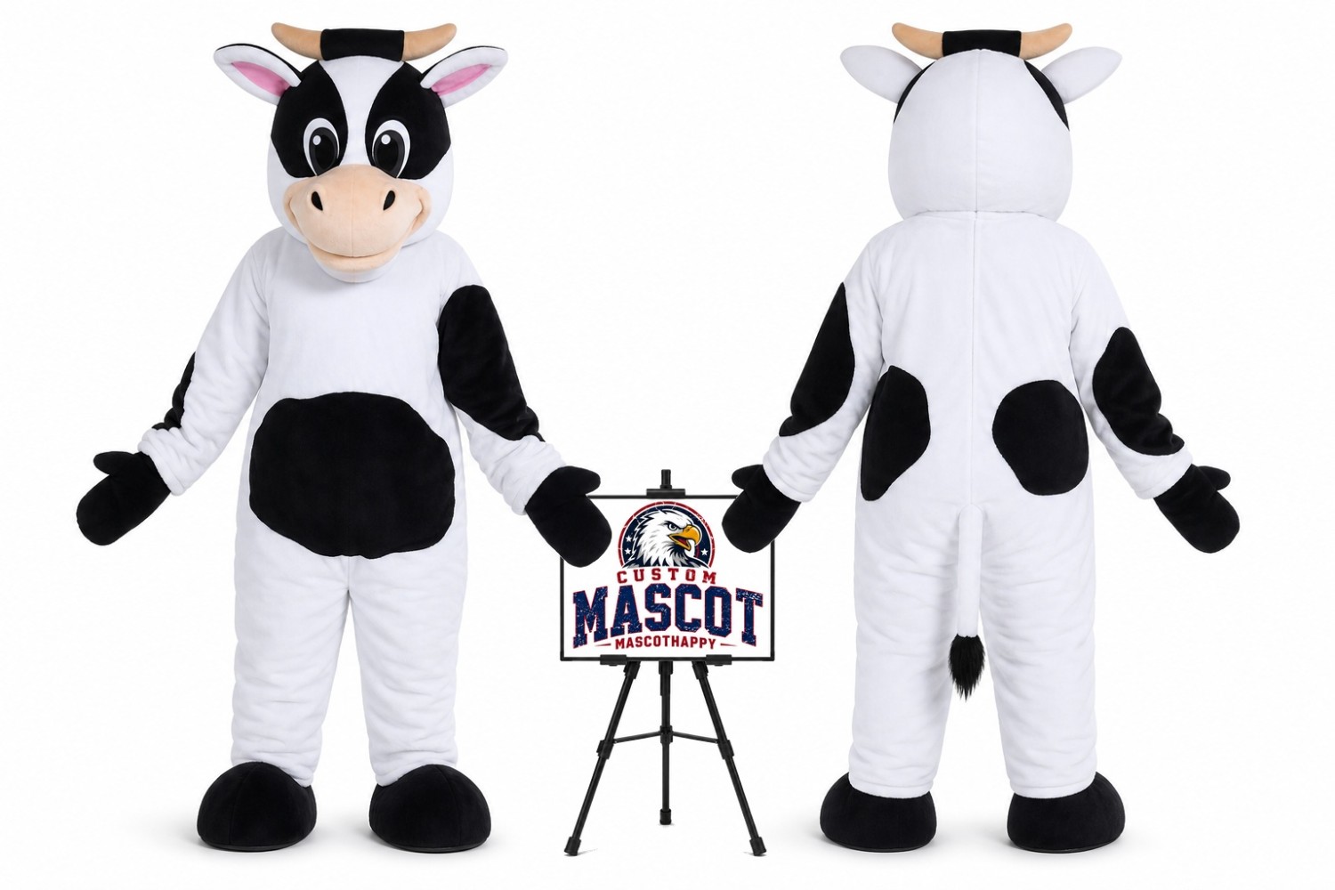 Cow Mascot Costume Cow Mascot Costume
