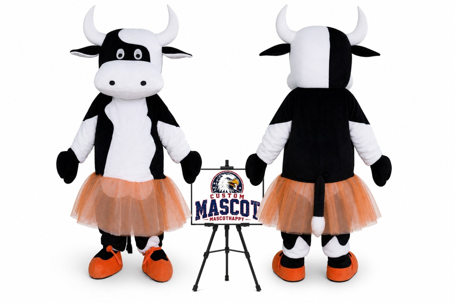 Cow Mascot Costume Cow Mascot Costume