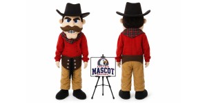 Cowboy Lumberjack Mascot Costume Cowboy Lumberjack Mascot Costume