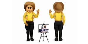 Cowgirl Mascot Costume Cowgirl Mascot Costume