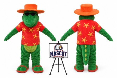 Crocodile Gator Aligator Mascot Costume