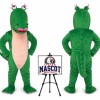 Crocodile The Aligator Girl Mascot Costume