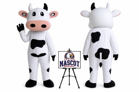 Dairy Cattle Bull Cow Mascot Costume