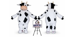 Dairy Cattle Cow Mascot Costume Dairy Cattle Cow Mascot Costume