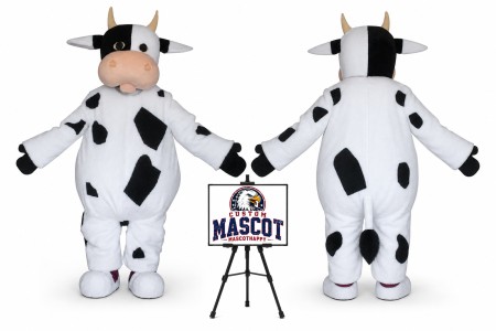 Dairy Cattle Cow Mascot Costume