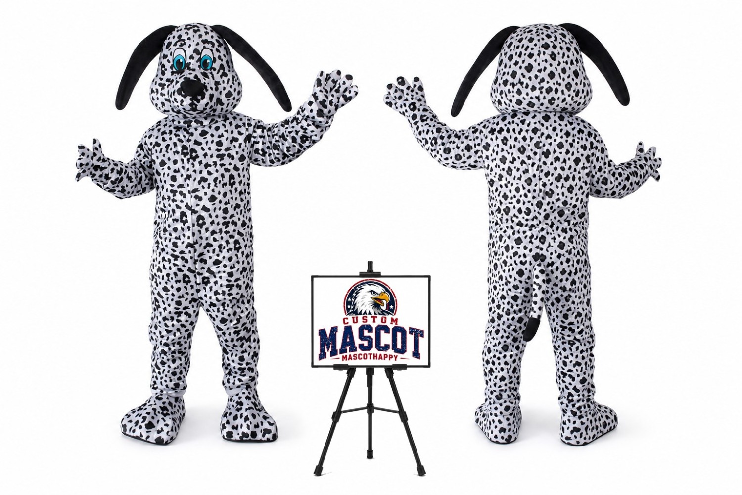 Dalmatian Dog Mascot Costume Dalmatian Dog Mascot Costume