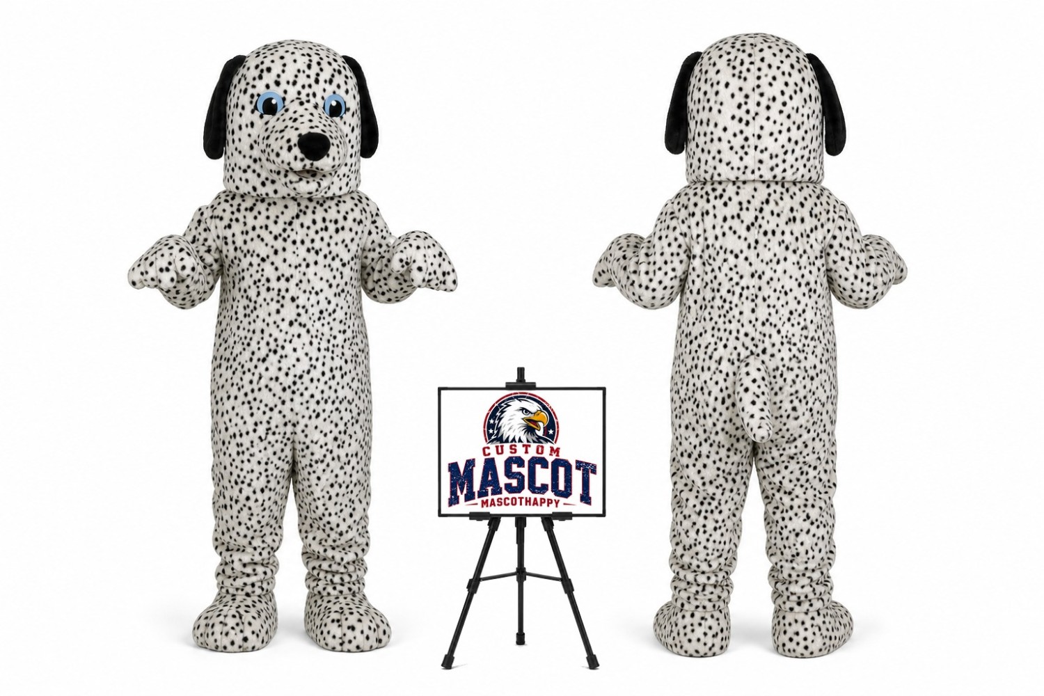 Dalmatian Spotted Dog Mascot Costume Dalmatian Spotted Dog Mascot Costume