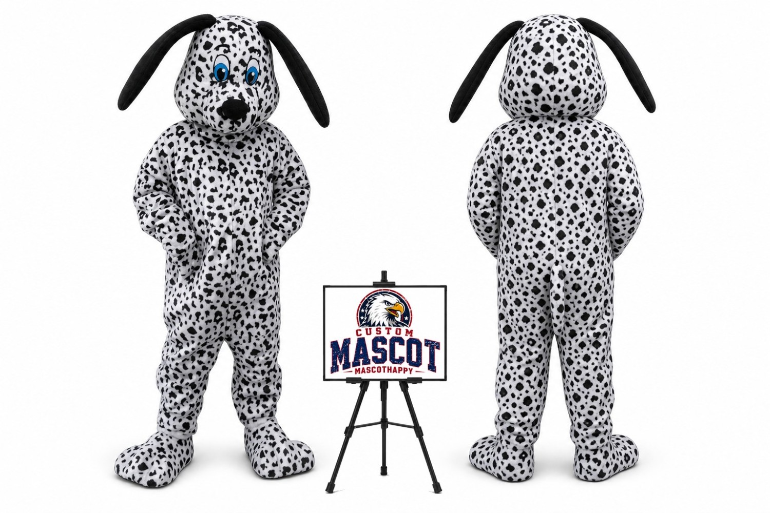 Dalmatians Spotted Dog Mascot Costume Dalmatians Spotted Dog Mascot Costume
