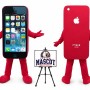 Damaged Broken Iphone Mascot Costume