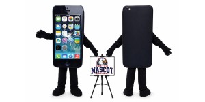Damaged Broken Iphone Phone Mascot Costume Damaged Broken Iphone Phone Mascot Costume