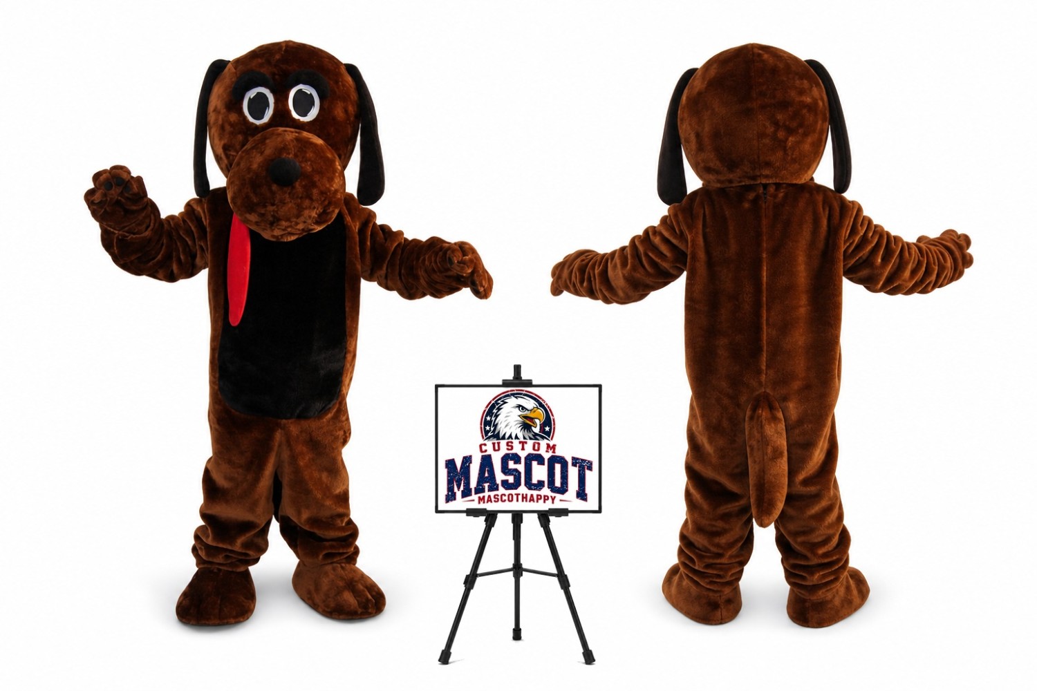 Hound Dog Mascot Costume Hound Dog Mascot Costume