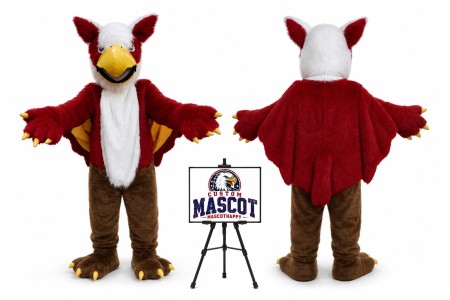 Dark Griffin Mascot Gryphon Costume Mascot Costume