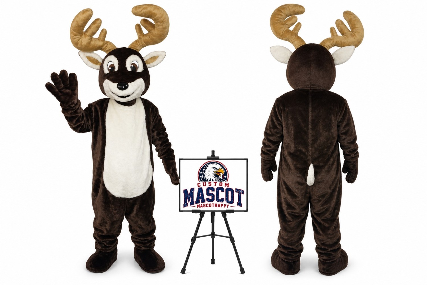 Deer Moose Reindeer Mascot Costume for Christmas Events Deer Moose Reindeer Mascot Costume for Christmas Events