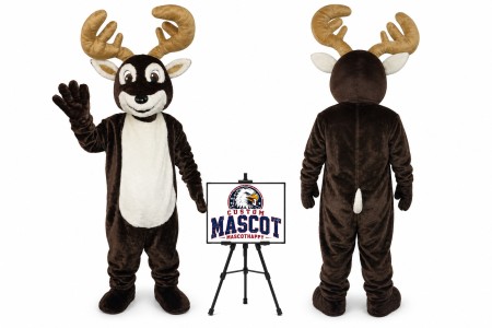 Deer Moose Reindeer Mascot Costume for Christmas Events