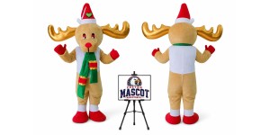 Deer Reindeer Christmas Mascot Costume for Christmas Events Deer Reindeer Christmas Mascot Costume for Christmas Events