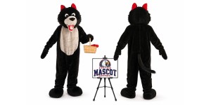 Deluxe Plush Wolf Mascot Costume Deluxe Plush Wolf Mascot Costume