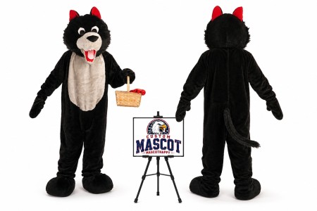 Deluxe Plush Wolf Mascot Costume