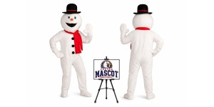 Deluxe Snowman Mascot Costume for Christmas Events Deluxe Snowman Mascot Costume for Christmas Events