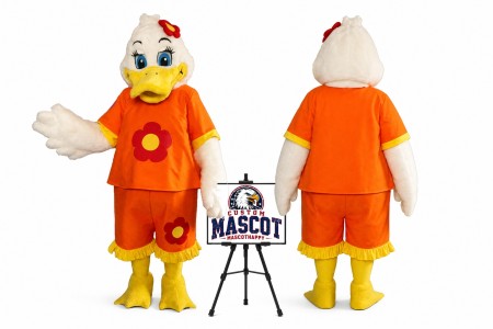 Dizzy Duck Mascot Costume