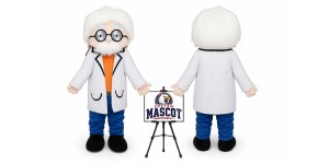 Doctor Scientist Mascot Costume Doctor Scientist Mascot Costume