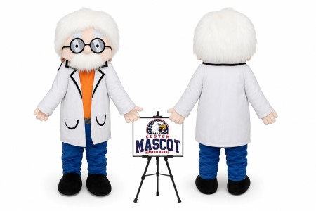 Doctor Scientist Mascot Costume