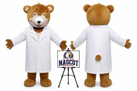 Doctor Bear Mascot Costume