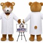 Doctor Bear Mascot Costume