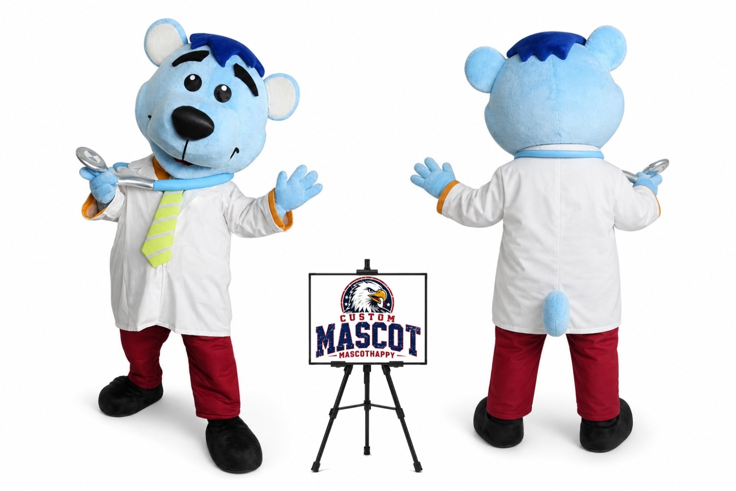 Doctor Bear Mascot Costume Doctor Bear Mascot Costume