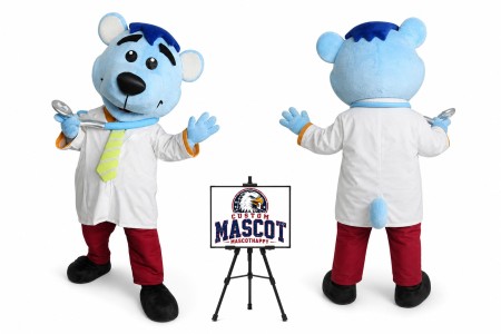 Doctor Bear Mascot Costume
