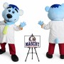 Doctor Bear Mascot Costume