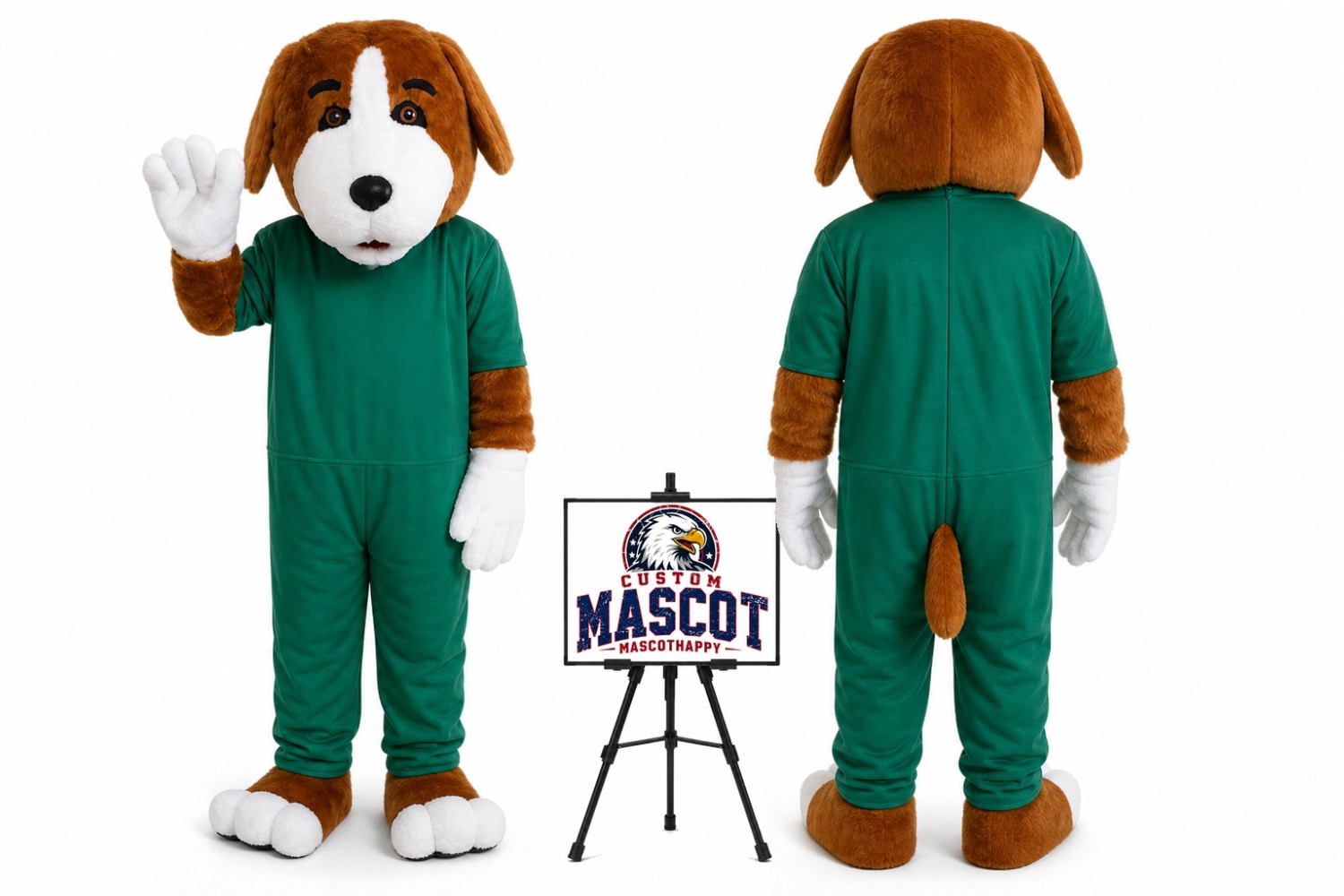 Doctor Dog Mascot Costume Doctor Dog Mascot Costume